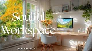 Soulful Workspace ~ Coffee & Jazz House ☕ Smooth Beats for Workday Flow, Study & Relaxation