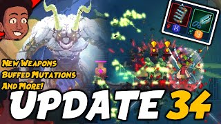 HUGE Dead Cells Update! Dracula-EX New Weapons and more! | Patch Preview Update 34