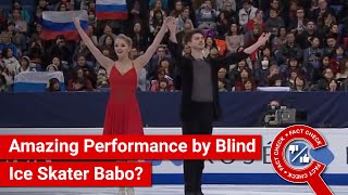 FACT CHECK: Viral Video Shows Amazing Performance by Blind Ice Skater Babo?