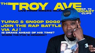 Drake Disses Kendrick using A.I? (Clips) | Troy Ave Podcast ep 73