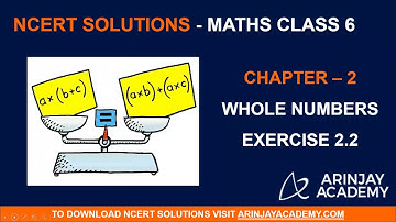 NCERT Solutions for Class 6 Maths Chapter 2 Exercise 2.2 Whole Numbers