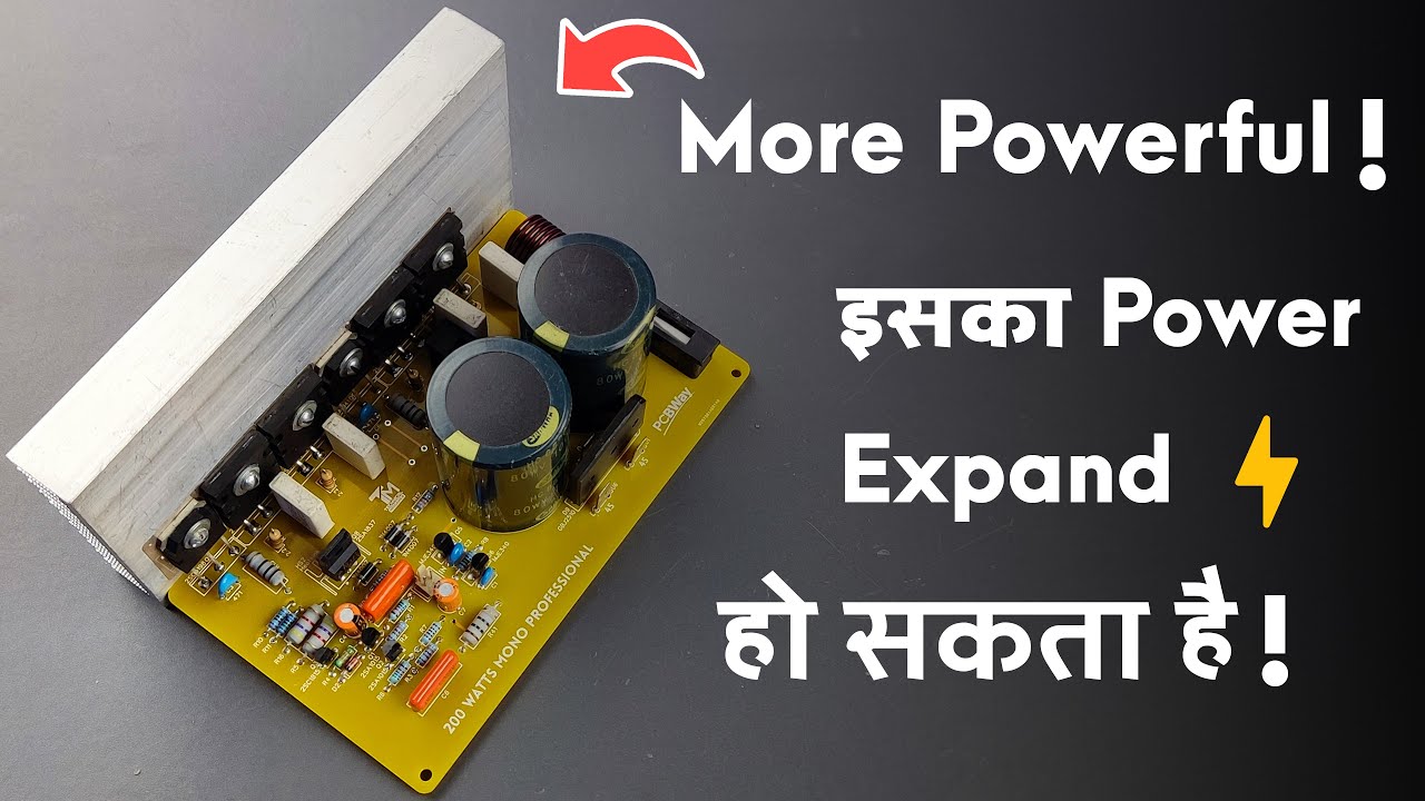 [DIY] Powerful Amplifier Board using 4 Transistors 2SC5200 & 2SA1943