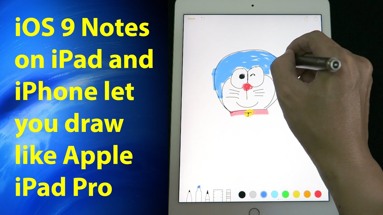 IOS 9 Notes On IPad IPhone Let You Draw And Sketch Like Apple IPad