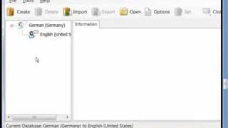 3 Setting up a new translation memory