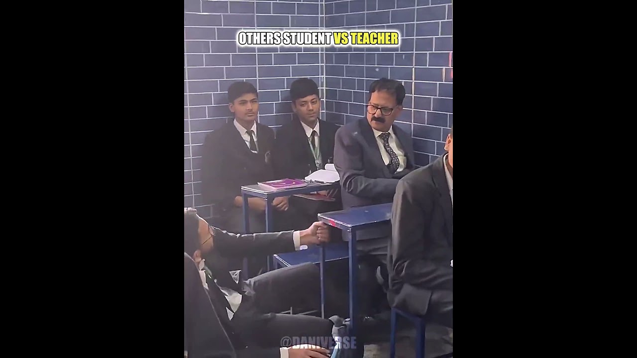 Others Student With Teacher 🤡 Vs The Legend Teacher 💀