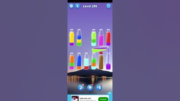Water sort puz level 295 #androidgameplay #watersortpuzzle #shorts