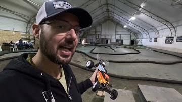 I GOT REAR ENDED on LAP 1! 2WD MOD Buggy Racing AMAIN with AE B6.4D