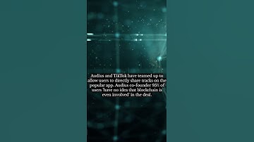 TikTok partners with crypto-powered music streaming platform Audius