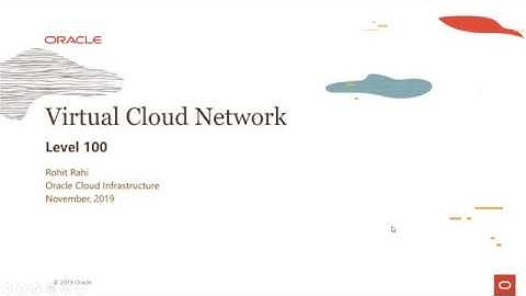 VCN Level 100 - Part 1: CIDR