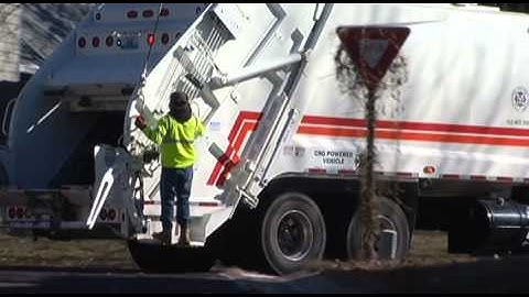 Garbage collectors work in subzero wind chills