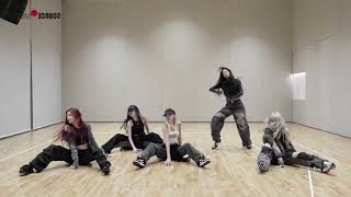 LE SSERAFIM - 'EASY' dance practice mirrored 50% slowed