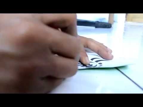  cara  membuat  cutting stiker  dengan skotlet dan alat 