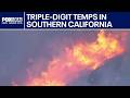 Bouquet fire burns more than 1,000 acres near Santa Clarita amid triple-digit temps in California