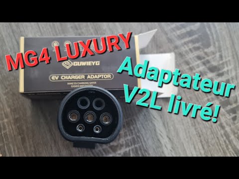 👍👍👍Réception de l'adaptateur V2L pour MG4 luxury 👍👍👍 