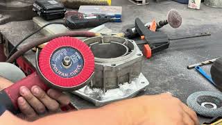 Finishing the transfer case adapter on my all wheel drive 1962 Ford Falcon