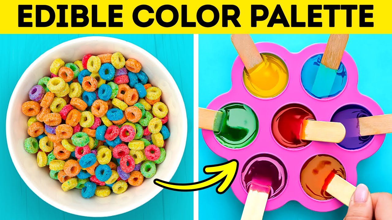 EDIBLE COLOR PAINTS And Other Cool Hacks And Gadgets For Smart Parents