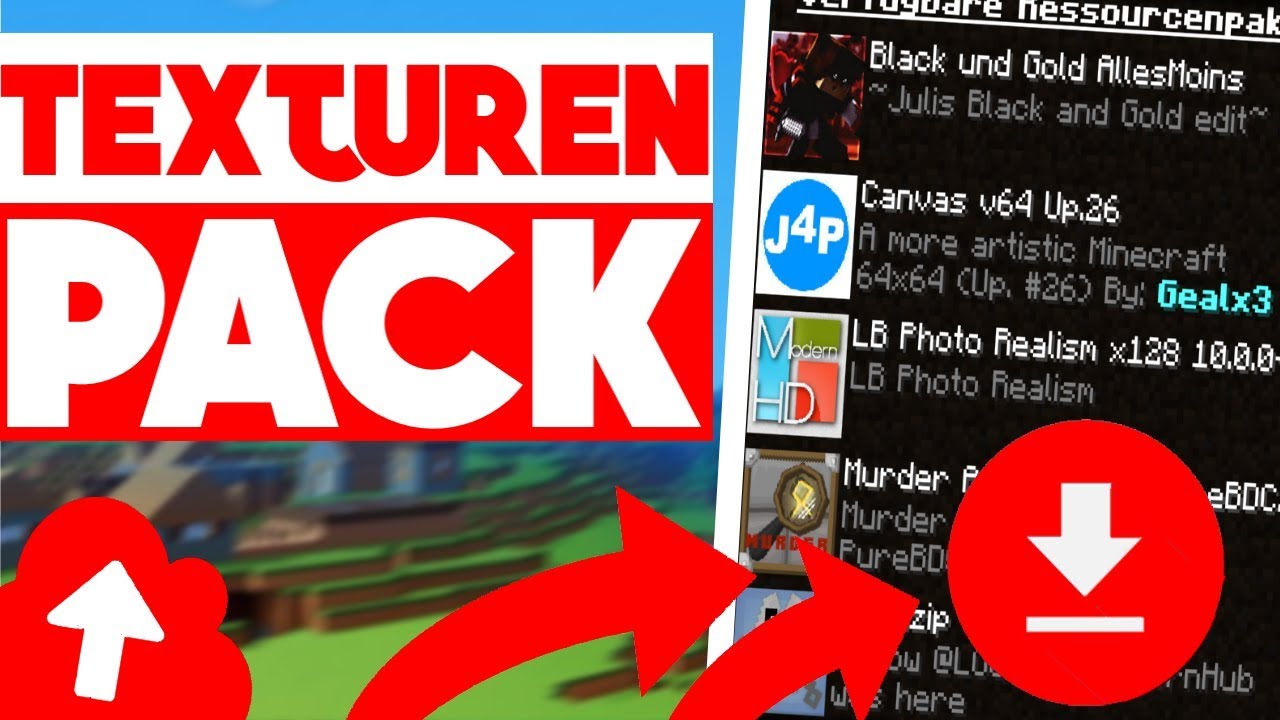 Minecraft Texture Pack installieren Tutorial deutsch|Minecraft Texture ...