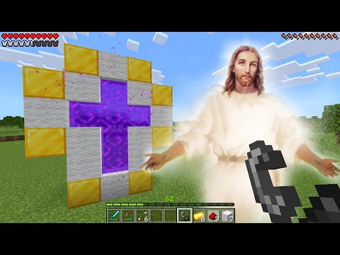 How To Make A Portal To The Jesus Dimension in Minecraft!