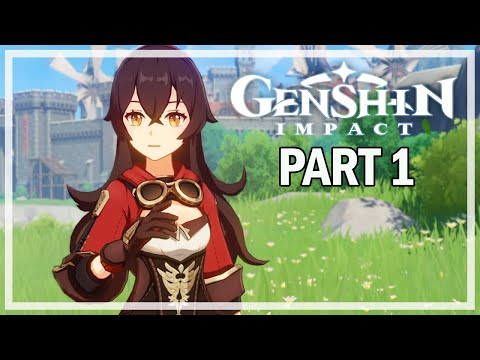 GENSHIN IMPACT - PC Let's Play Part 1 - First Hour Gameplay