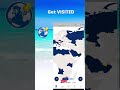 Visited map where you have been app