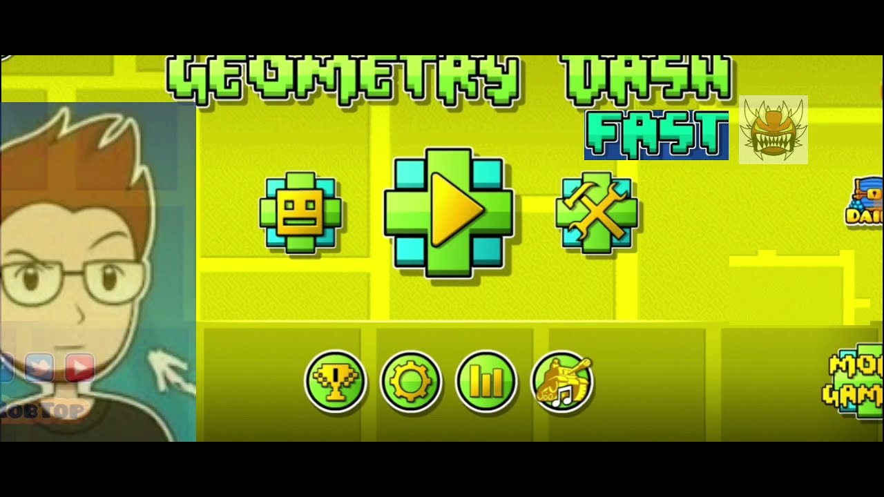Geometry Fast geometry dash fast version - YouTube