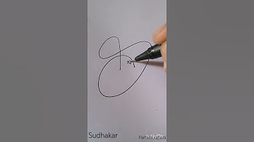 sudhakar name signature #signature #shortvideo #youtubeshorts #youtube #short
