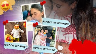 Hamza’s Firsts 💙 | Day Out, First Vaccination & First Brand Shoot