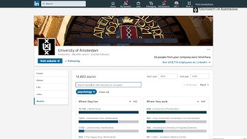 Linkedin Alumni Tool