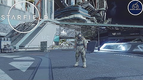 Starfield Gameplay Xbox Series X Part 2 - Exploring New Atlantis!