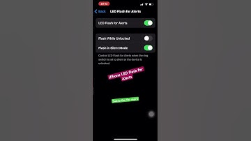 iPhone LED flash Alerts 📱