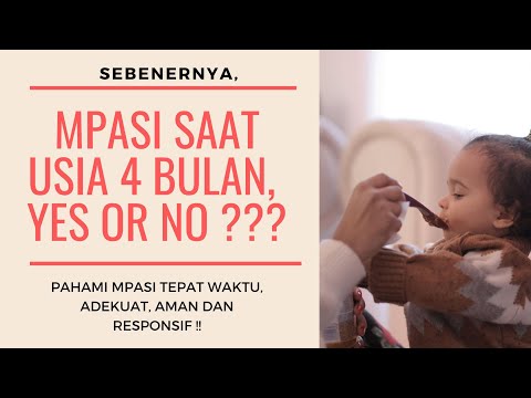 Video: Cara Memperkenalkan Makanan Pelengkap Kepada Bayi Pada Usia 4 Bulan