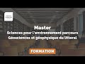 Master sciences pour lenvironnement parcours gosciences et gophysique du littoral