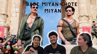 Bade Miyan Chote Miyan Title Track Reaction | Akshay Kumar, Tiger, Prithviraj | Foreigners React