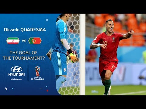 Ricardo QUARESMA goal vs IR Iran | 2018 FIFA World Cup | Hyundai Goal of the Tournament Nominee