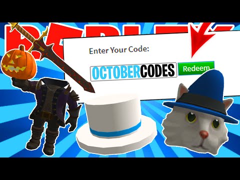 *6 CODES?!* ALL NEW PROMO CODES in ROBLOX! (October 2020) NEW Headless Horseman!