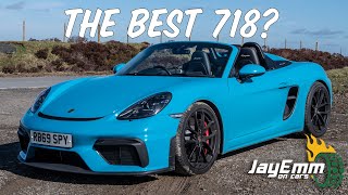 Here's Why The Porsche 718 Boxster Spyder Is Better Than a Cayman GT4