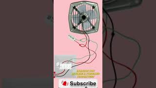 EXHAUST FAN REVERSE & FORWARD CONNECTION Capacitor 2 way switch youtube desiElectricxyz