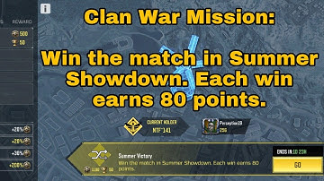 Win the Match in Summer Showdown | Each win earns 80 Points COD Mobile | Wisdom Frost