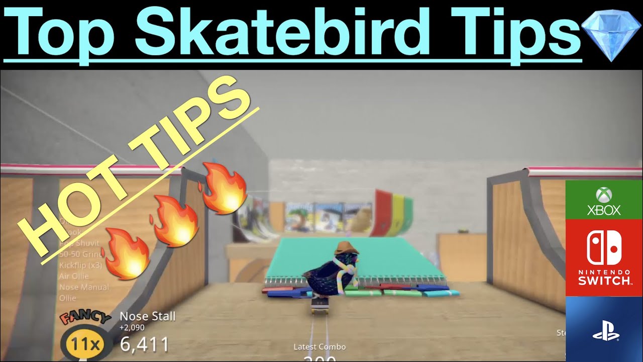 Análise: Skatebird não consegue acertar suas manobras no Switch