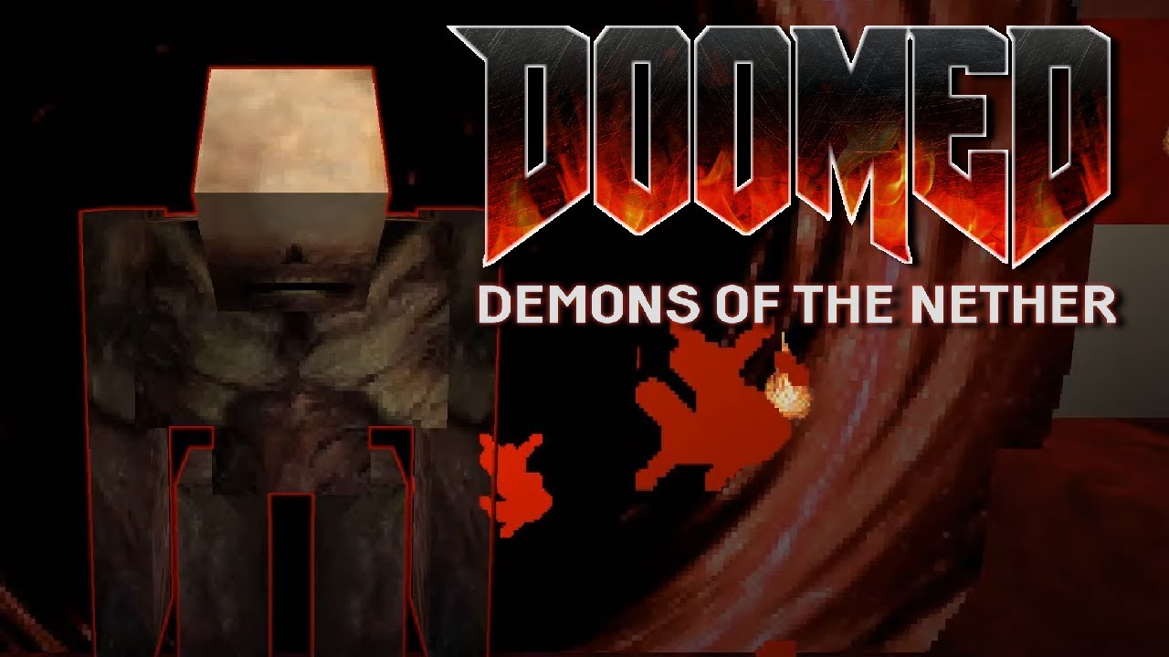 DOOMED: Demons of the Nether [FPS] [Singleplayer] Minecraft Map