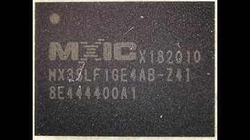 u-Link NT program SPI Nand flash (MX35LF1GE24B)