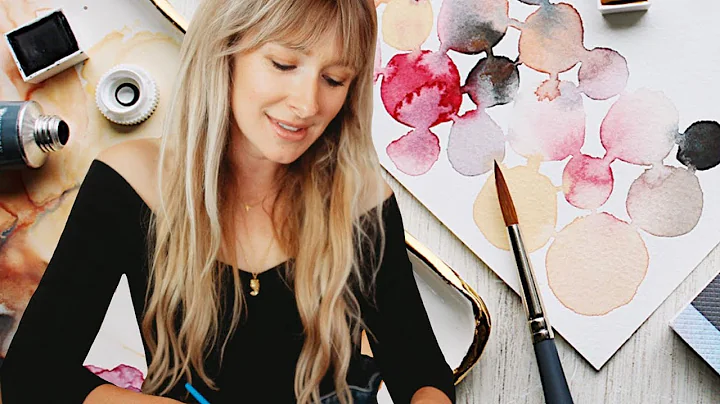 Abstract Watercolor Painting with Sarah Simon (aka...