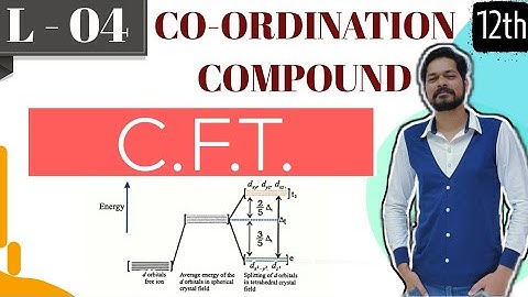 COORDINATION CHEMISTRY I CLASS 12 (L4) I JEE I NEET I Crystal Field Theory