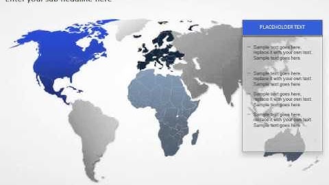 PowerPoint World Map