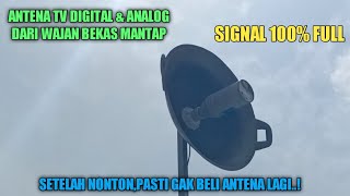 ANTENA TV DIGITAL ANALOG DARI WAJAN BEKAS