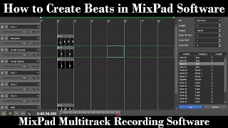 How to Create Beats Using MixPad Multitrack Recording Software #beats #beatmaker  #audiorecorder screenshot 5