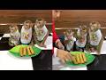Three Adorable Monkeys Enjoy Crispy Spring Rolls Together 🌯❤️ | Cute Monkey Mealtime