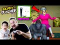 KIZGIN ÖĞRETMEN OYUNA GİRDİ DEV GORİL KOVALADI! | PS5 HEDİYELİ SCARY TEACHER 3D OYNUYORUZ!