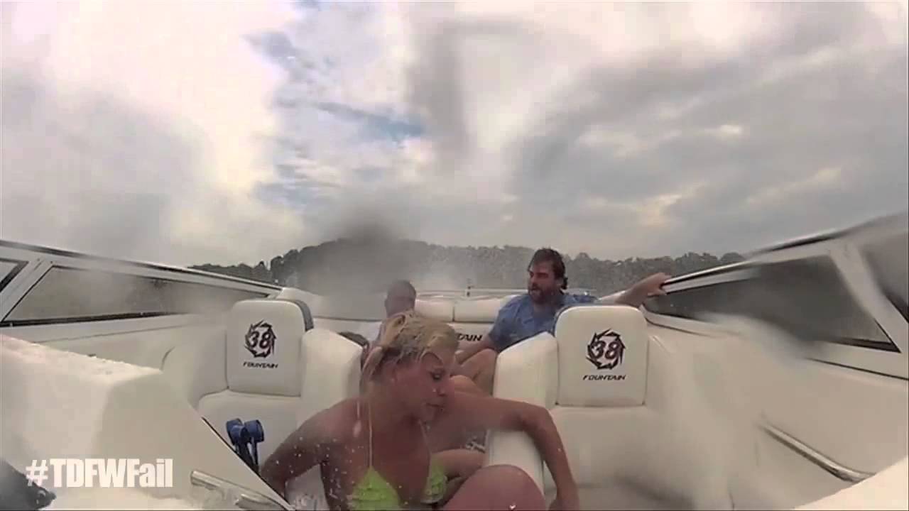 bikini girls boat crash turn down for what remix #tdfwfail