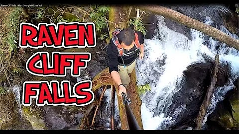 Hiking Raven Cliff Waterfalls Trail  Helen Georgia
